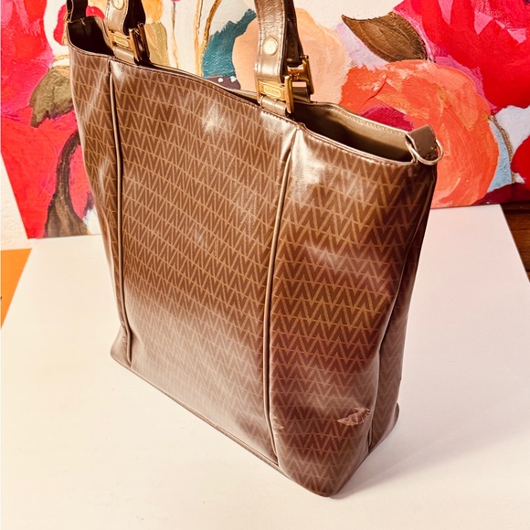 Valentino Garavani Brown Monogram Tote - Picture 15 of 15